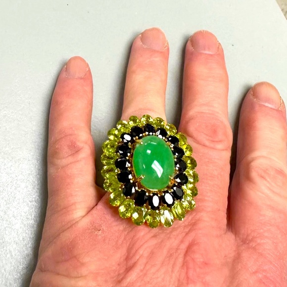 Bling multi stone ring 7.5 - Picture 4 of 6